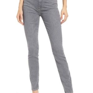 7FAM Gray Skinny Jeans 25